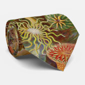 Ernst Haeckel's Actinae Ocean Life Stropdas (Opgerold)