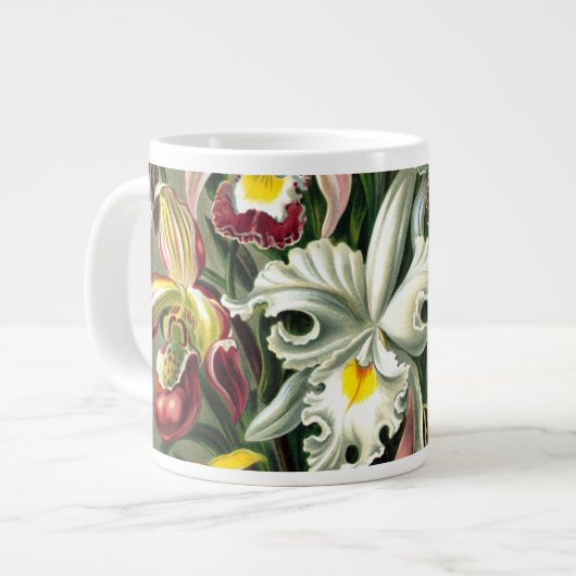 Ernst Haeckel's Orchidaceae Grande Mug de café (Devant gauche)