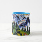 Ernst Kirchner - Berggipfel Mok (Midden)