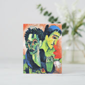 Ernst Kirchner - Double Self-Portrait Briefkaart (Staand voorkant)
