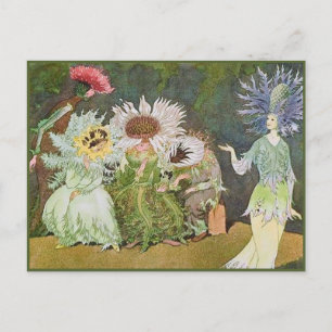 Ernst Kreidolf Alpine Flower Fairy Tale Briefkaart
