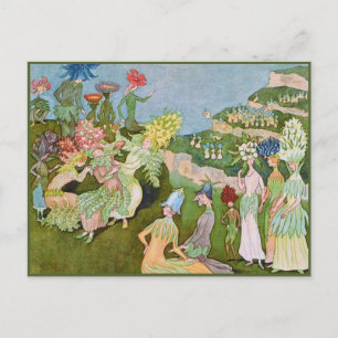 Ernst Kreidolf  Alpine Flower Fairy Tale Briefkaart