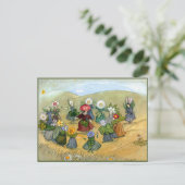 Ernst Kreidolf Ring rond de Rosy Briefkaart (Staand voorkant)