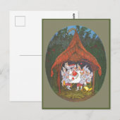 Ernst Kreidolf Vintage De weidedwergen Briefkaart (Voorkant / Achterkant)