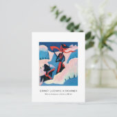 Ernst L. Kirchner, Witch en Scarecrow in de sneeuw Briefkaart (Staand voorkant)