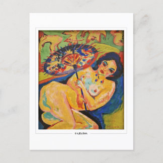 Ernst Ludwig Kirchner #336 - Briefkaart voor Schon