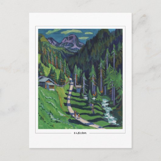 Ernst Ludwig Kirchner #338 - Carte postale d'art f (Devant)