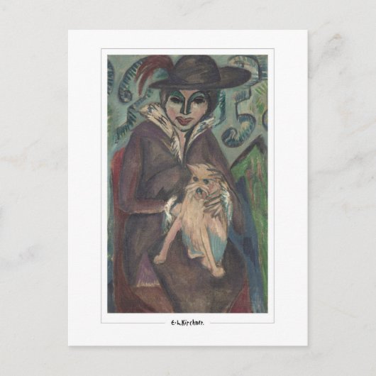 Ernst Ludwig Kirchner #3-2 - Kunstansichtkaart Briefkaart (Voorkant)