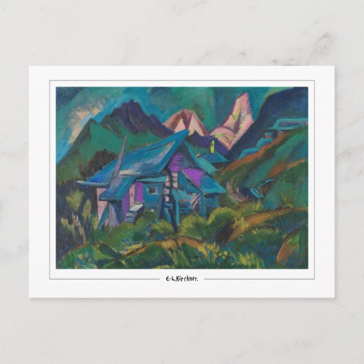 Ernst Ludwig Kirchner #436 - Briefkaart voor Schon (Voorkant)