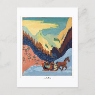 Ernst Ludwig Kirchner #444 - Briefkaart voor Schon