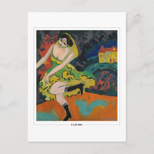 Ernst Ludwig Kirchner #551 - Briefkaart voor Schon (Voorkant)