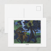 Ernst Ludwig Kirchner #650-2 - Carte postale d'art (Devant / Derrière)