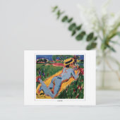 Ernst Ludwig Kirchner #9 - Carte postale d'art fin (Debout devant)