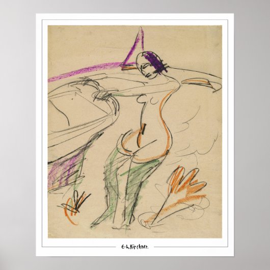 Ernst Ludwig Kirchner Affiche d'art Zedign #171 (Devant)