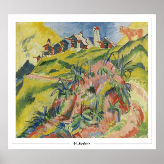 Ernst Ludwig Kirchner Affiche d'art Zedign #240 (Devant)
