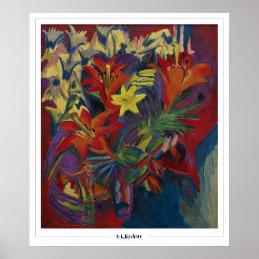 Ernst Ludwig Kirchner Affiche d'art Zedign #41 (Devant)