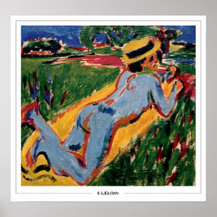 Ernst Ludwig Kirchner Affiche d'art Zedign #9