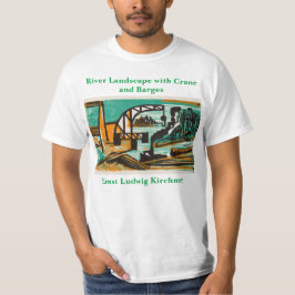 Ernst Ludwig Kirchner Landschap met kraan T-shirt