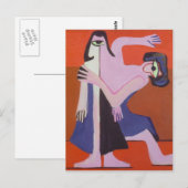 Ernst Ludwig Kirchner - Masker Dance Briefkaart (Voorkant / Achterkant)