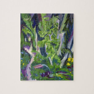 Ernst Ludwig Kirchner- Mountain Forest Legpuzzel