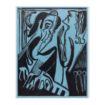 Ernst Ludwig Kirchner Pianist en Singer