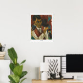 Ernst Ludwig Kirchner Zedign Affiche d'art #320-2 (Bureau à domicile)