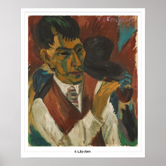 Ernst Ludwig Kirchner Zedign Affiche d'art #320-2 (Devant)