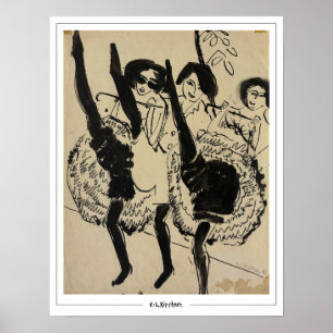 Ernst Ludwig Kirchner Zedign Kunstposter #261-2 Poster