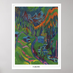 Ernst Ludwig Kirchner Zedign Kunstposter #497 Poster
