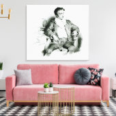Ernst Theodor Amadeus Hoffmann Canvas Afdruk (Insitu (Woonkamer))