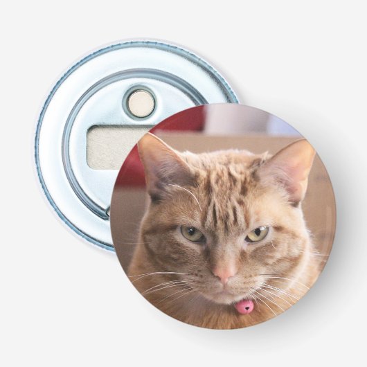 Ernstig Button Flesopener (Voorkant)