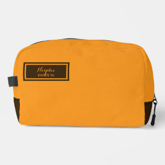 Ernstig Klassiek Minimaal Eenvoudig Oranje Toilettasje
