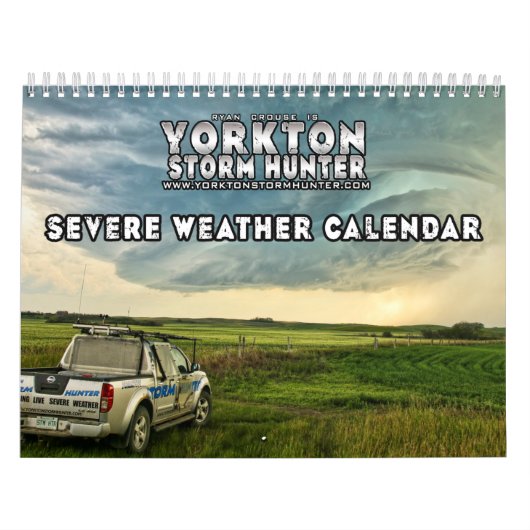 Ernstig weerkalender kalender (Hoes)