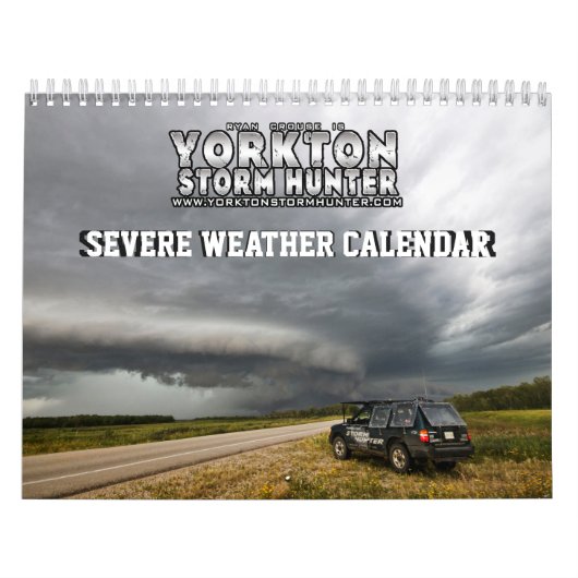 Ernstig weerkalender kalender (Hoes)