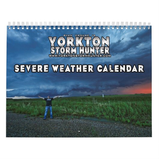 Ernstig weerkalender kalender (Hoes)