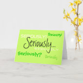 Ernstig Wenskaart Kaart (Gele Bloem)