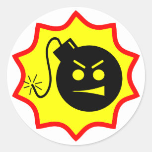 Ernstige bomaanslagen Stickers