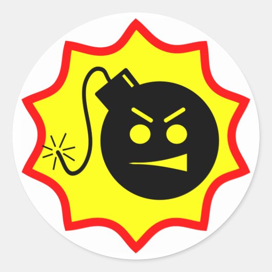 Ernstige bomaanslagen Stickers (Voorkant)