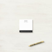 Ernstige bril | Funny Custom Name Post-it® Notes (Op bureau)