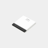 Ernstige bril | Funny Custom Name Post-it® Notes (Schuin)
