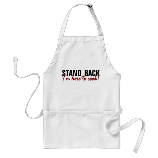 Ernstige Chef Apron Standaard Schort (Voorkant)