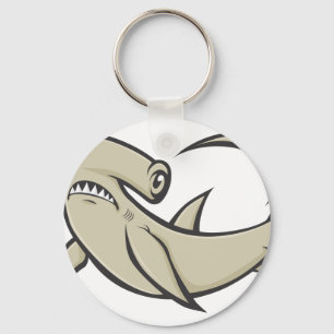 Ernstige Hammerhead Shark Sleutelhanger