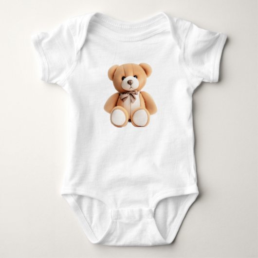 Ernstige teddybeer romper (Voorkant)