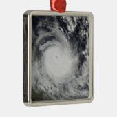 Ernstige Tropische Cyclone Hamish Metalen Ornament (Rechts)