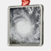 Ernstige Tropische Cyclone Hamish Metalen Ornament (Links)