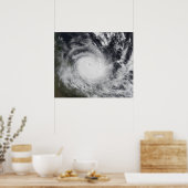 Ernstige Tropische Cyclone Hamish Poster (Keuken)