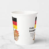 Erntedankfest | Duitse THANKSGIVING Papieren Bekers (Links)