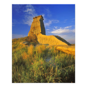Eroded Monument in Little Missouri Foto Afdruk