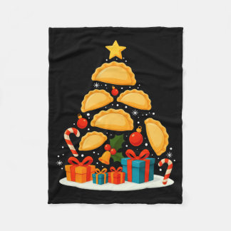 Erogi Lish Food Land Christmas Tree Xmas Long Slee Fleece Deken