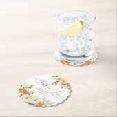 Erop verliefd worden rustieke bruidsdouche  kartonnen onderzetters (Insitu)